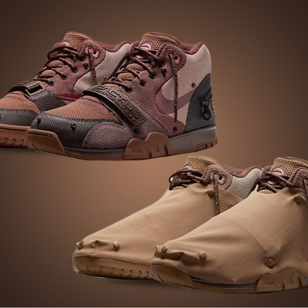 🆕Travis Scott x Nike Air Trainer 1 SP/CJ “Wheat” 🟫🟤 (US10) 👟